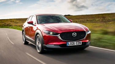 Mazda CX-30 review front three quarter