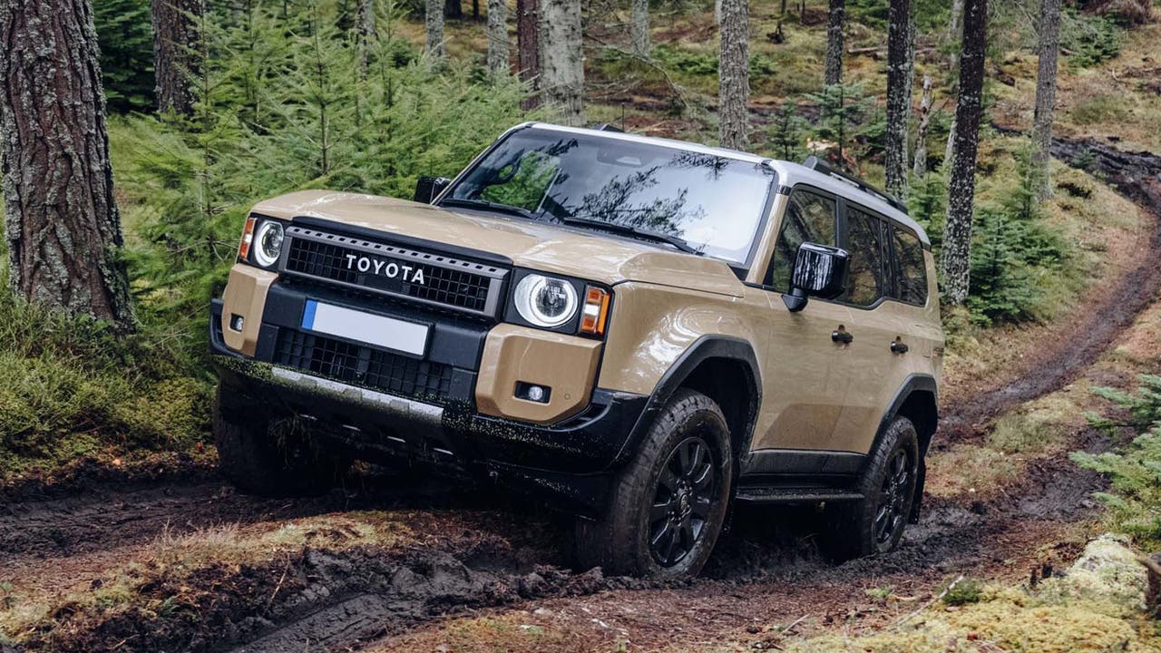 Toyota Land Cruiser in beige