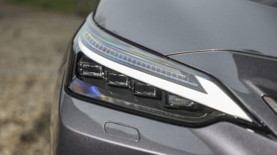 Lexus NX review headlight detail