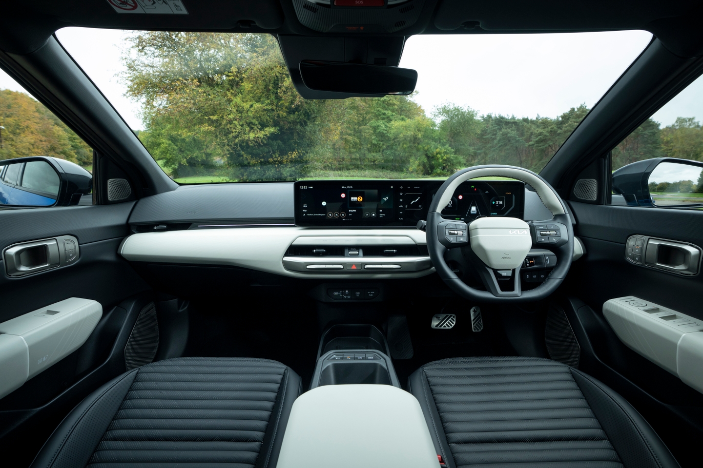Kia EV4 interior dashboard shot