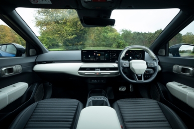 Kia EV4 interior dashboard shot