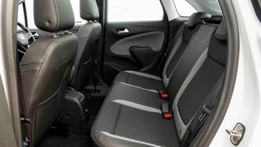 Vauxhall Crossland X rear seats