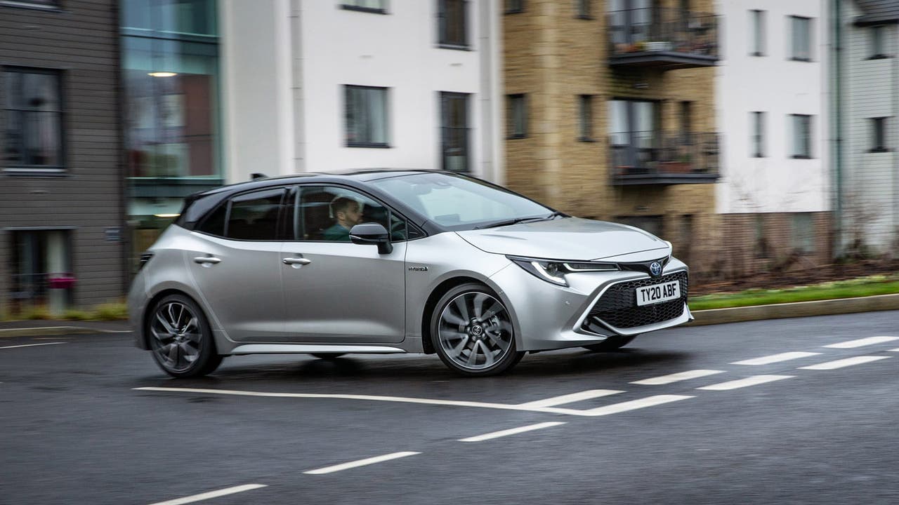 Toyota Corolla in silver