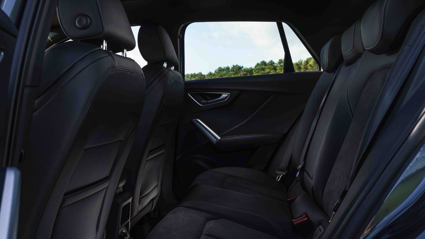 Audi Q2 review rear seats