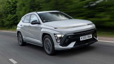 Hyundai Kona driving