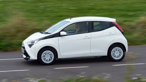 Toyota Aygo driving side view