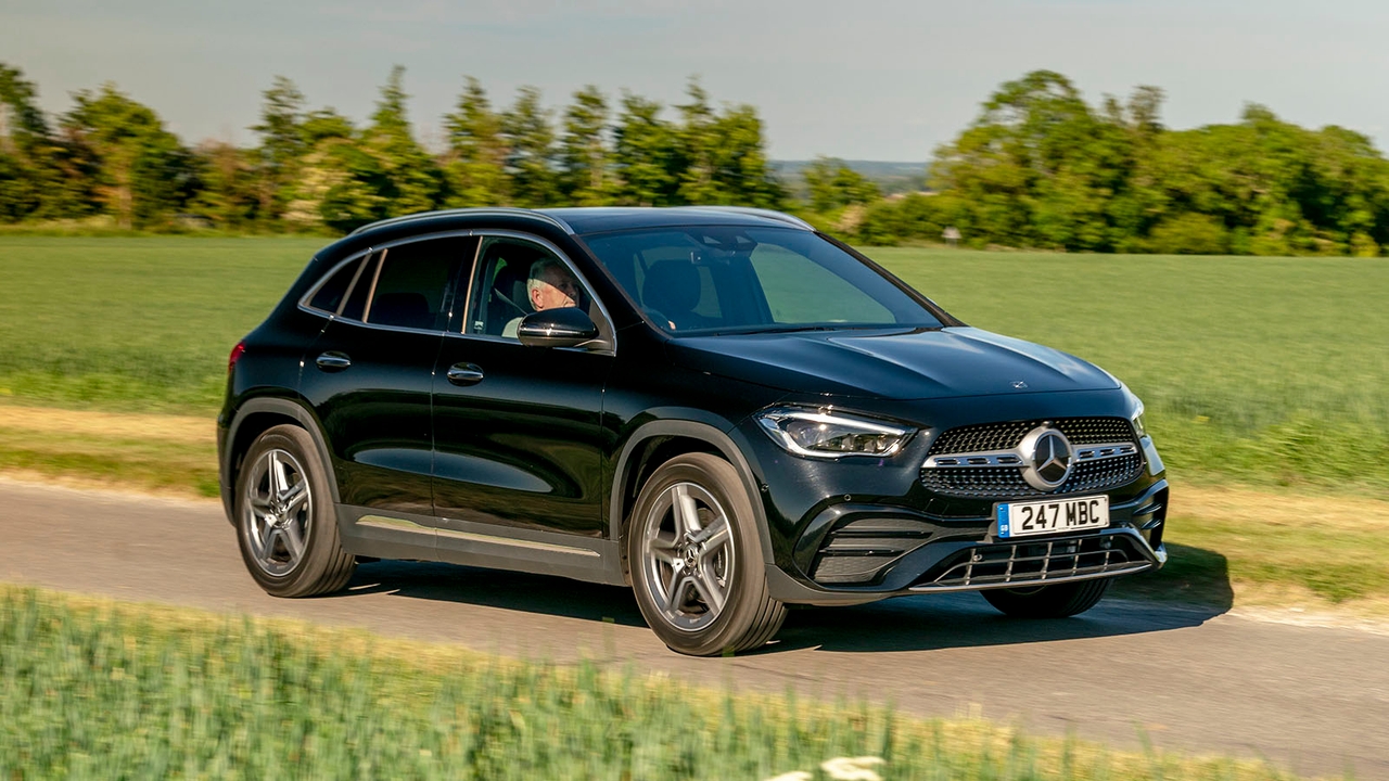 Mercedes GLA in black
