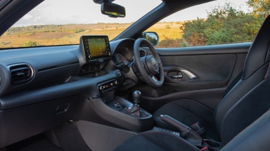 Toyota GR Yaris review front seats