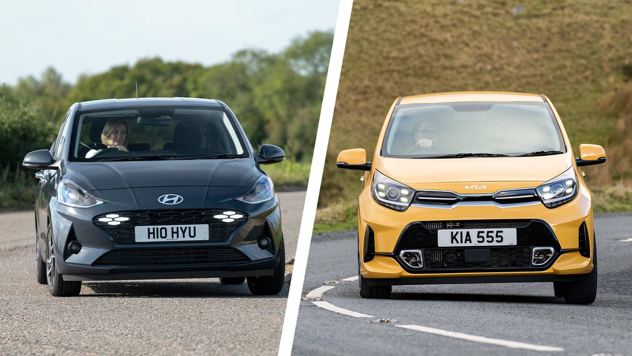 Hyundai i10 vs Kia Picanto front