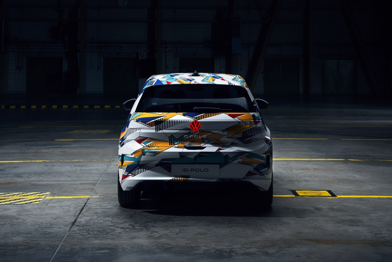VW. ID Polo camo rear end