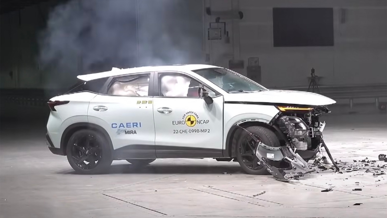 Chery Omoda 5 Euro NCAP crash test