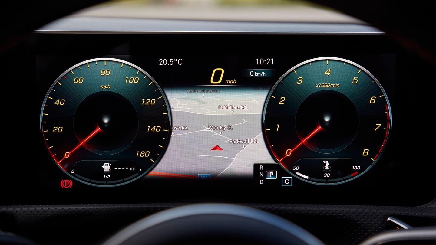 Mercedes CLA review driver's dials