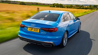 Audi A4 review rear three quarter