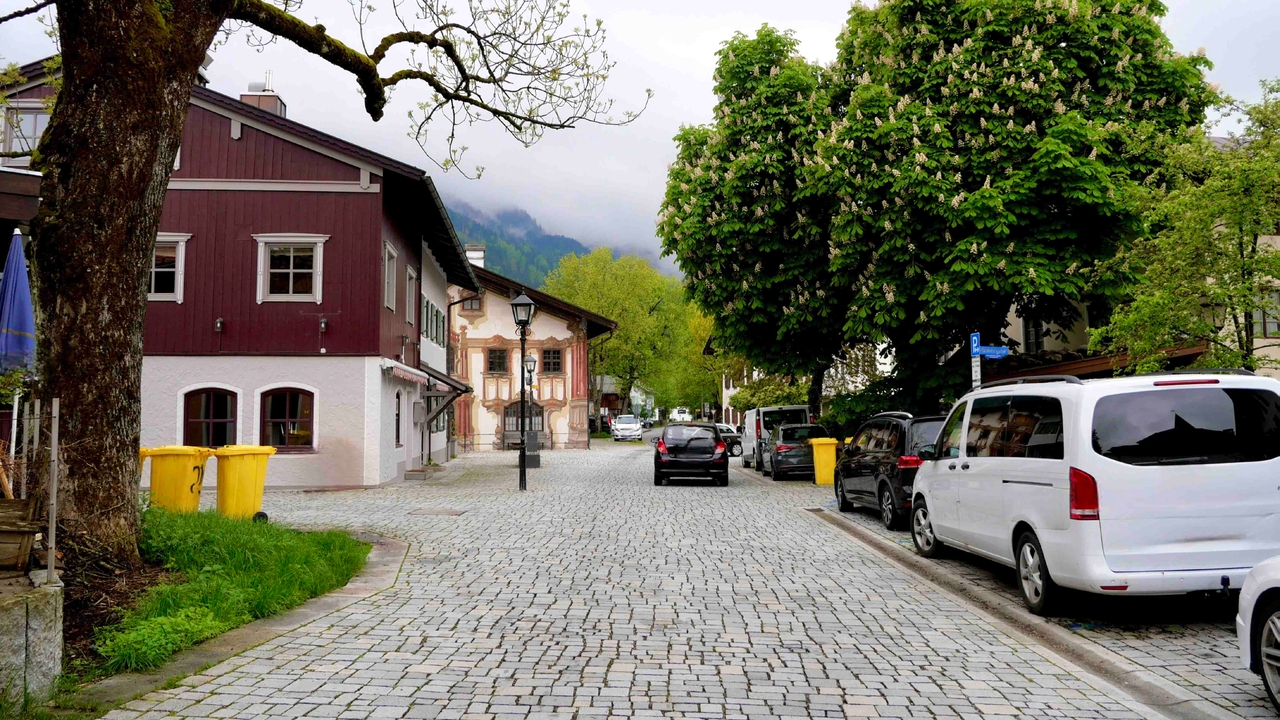German town scene