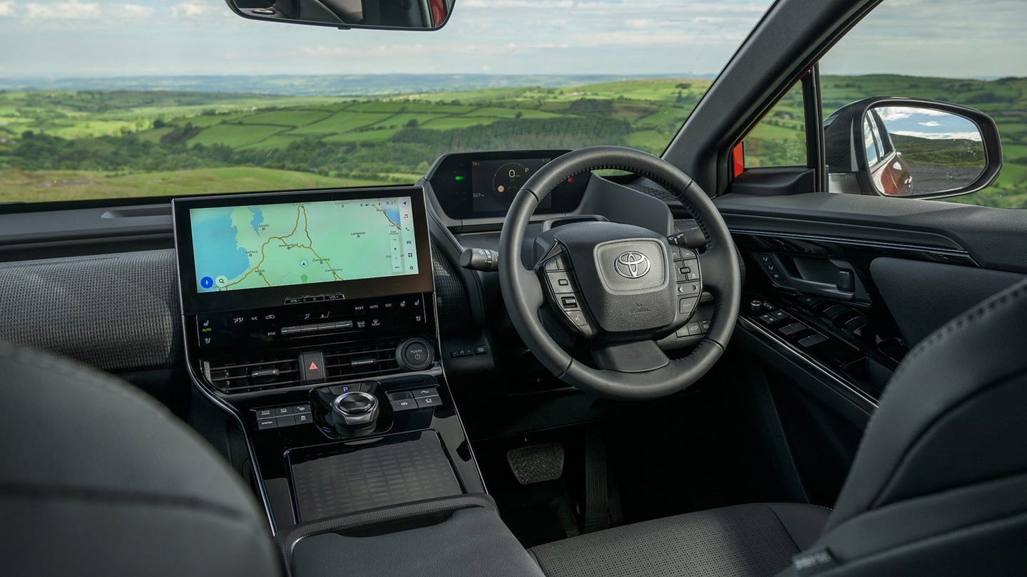 Toyota bZ4X review interior