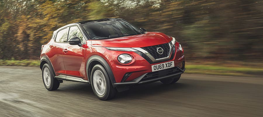 Red Nissan Juke