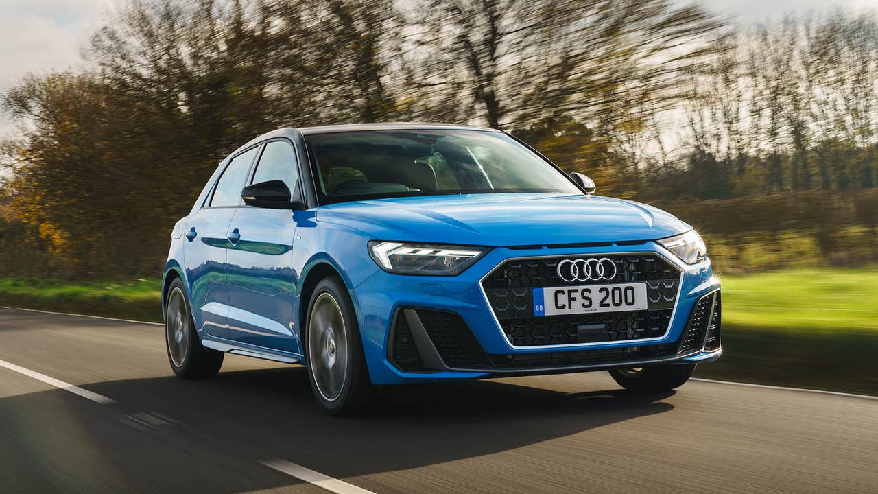 Audi A1 in blue