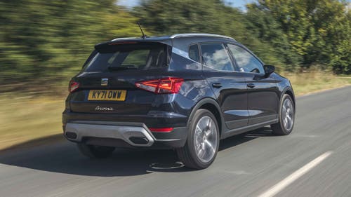 SEAT Arona rear view driving