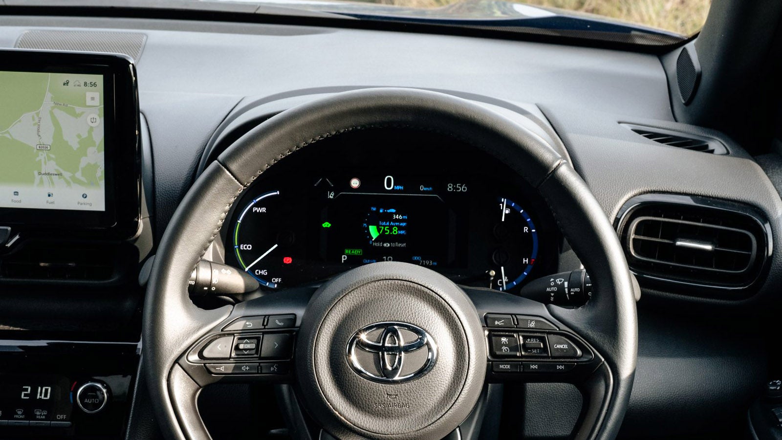 Toyota Yaris Cross driver's dials