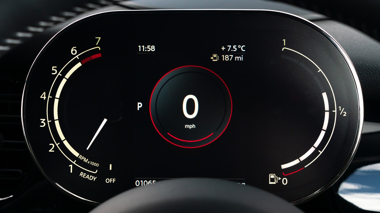 Mini Hatchback review driver's dials