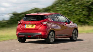 Nissan Micra review rear three quarter