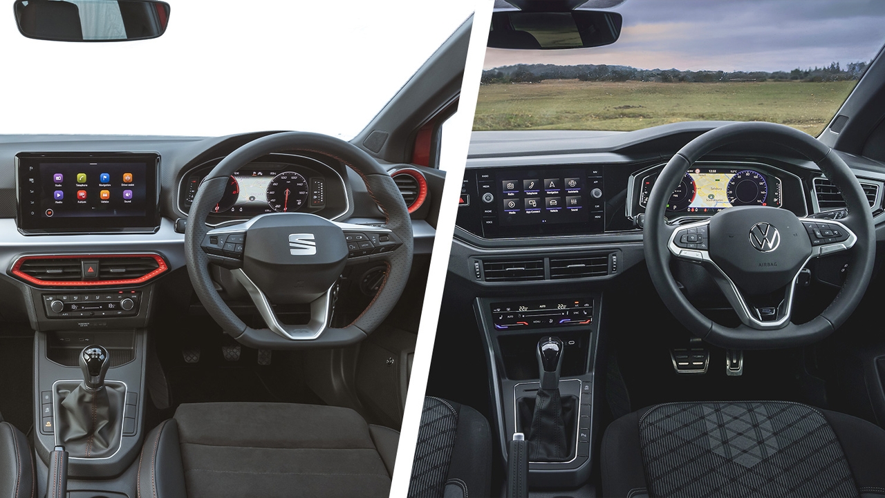 SEAT Ibiza vs VW Polo interior