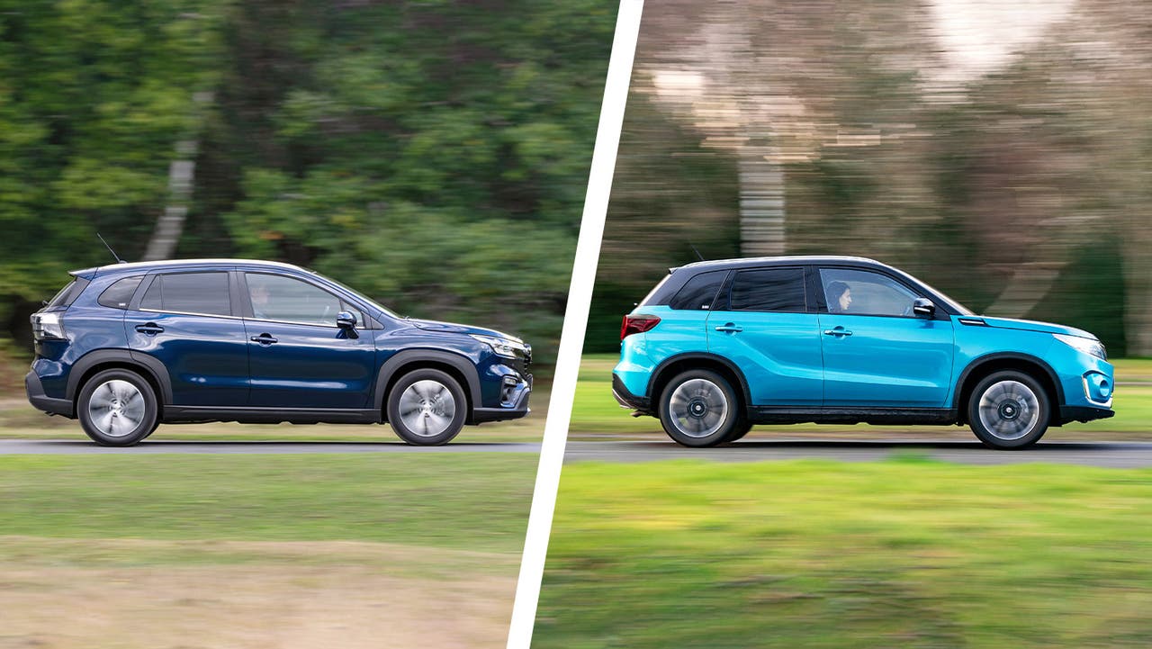 Suzuki S-Cross vs Suzuki Vitara side