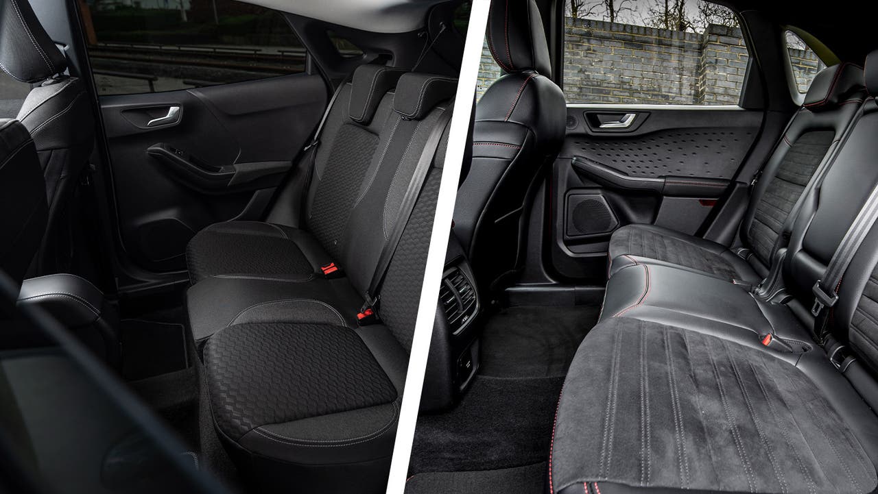 Ford Puma vs Ford Kuga rear seats