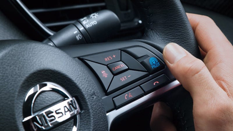 Closeup of ProPilot Assist button
