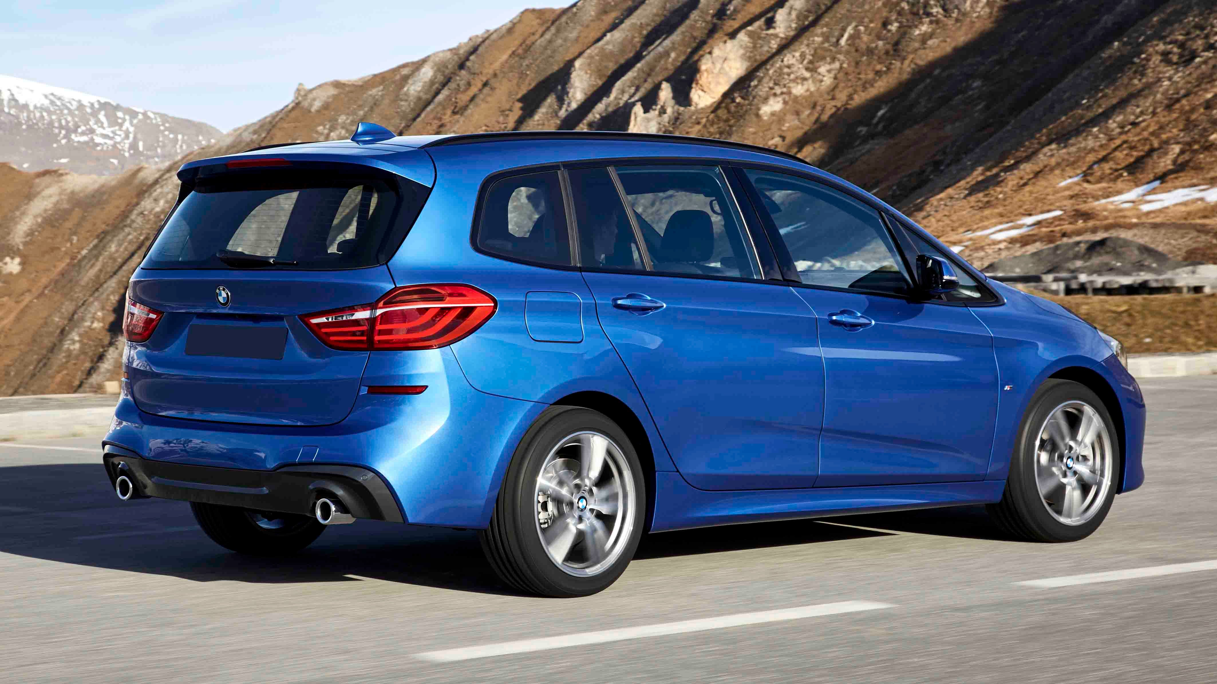 BMW 2 Series Gran Tourer driving rear view