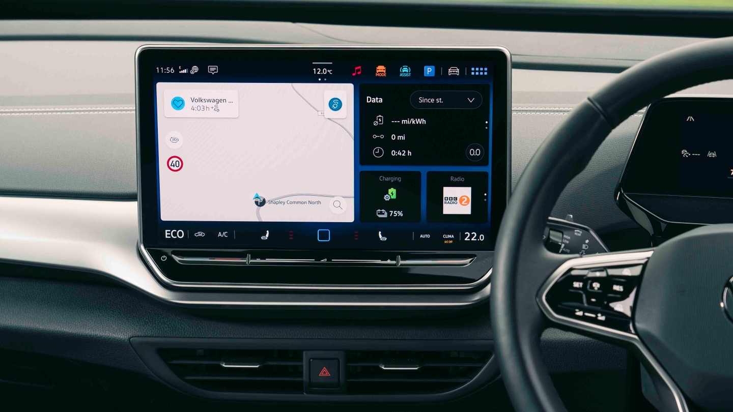 Volkswagen ID.4 home screen