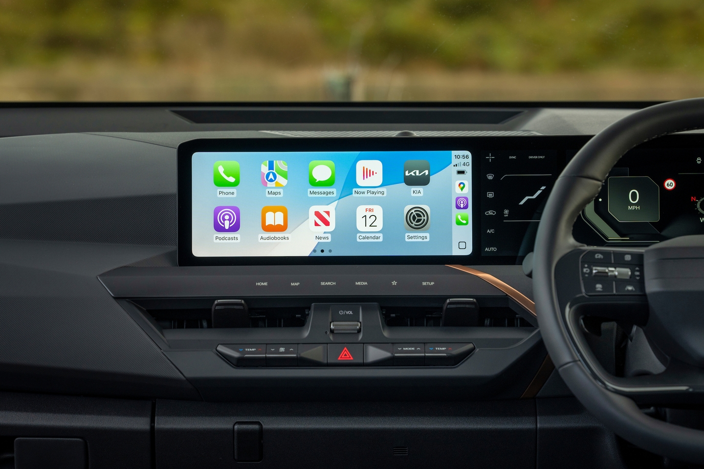 Kia ev5 infotainment screen