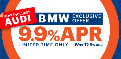 Lower rate finance on all Audi & BMWs