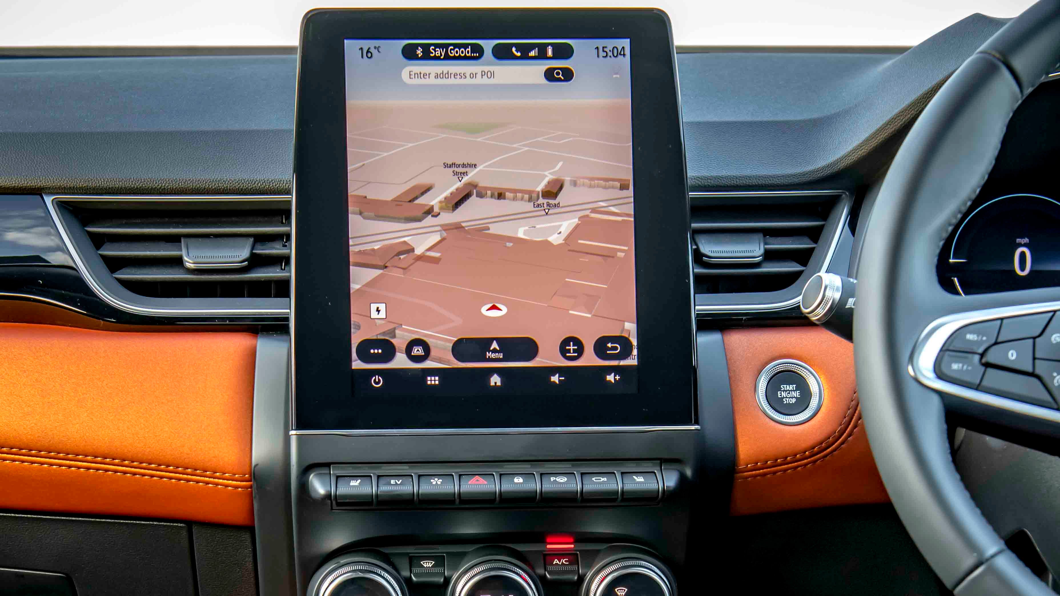 Renault Captur with the larger touchscreen
