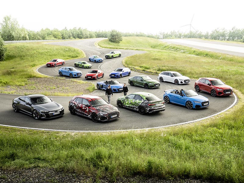 Audi's entire UK model range