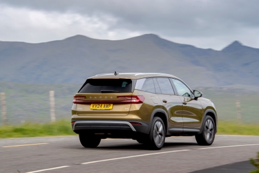 2024 Skoda Kodiaq rear driving