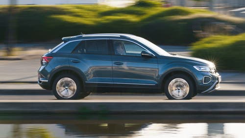 Volkswagen T-Roc driving side view