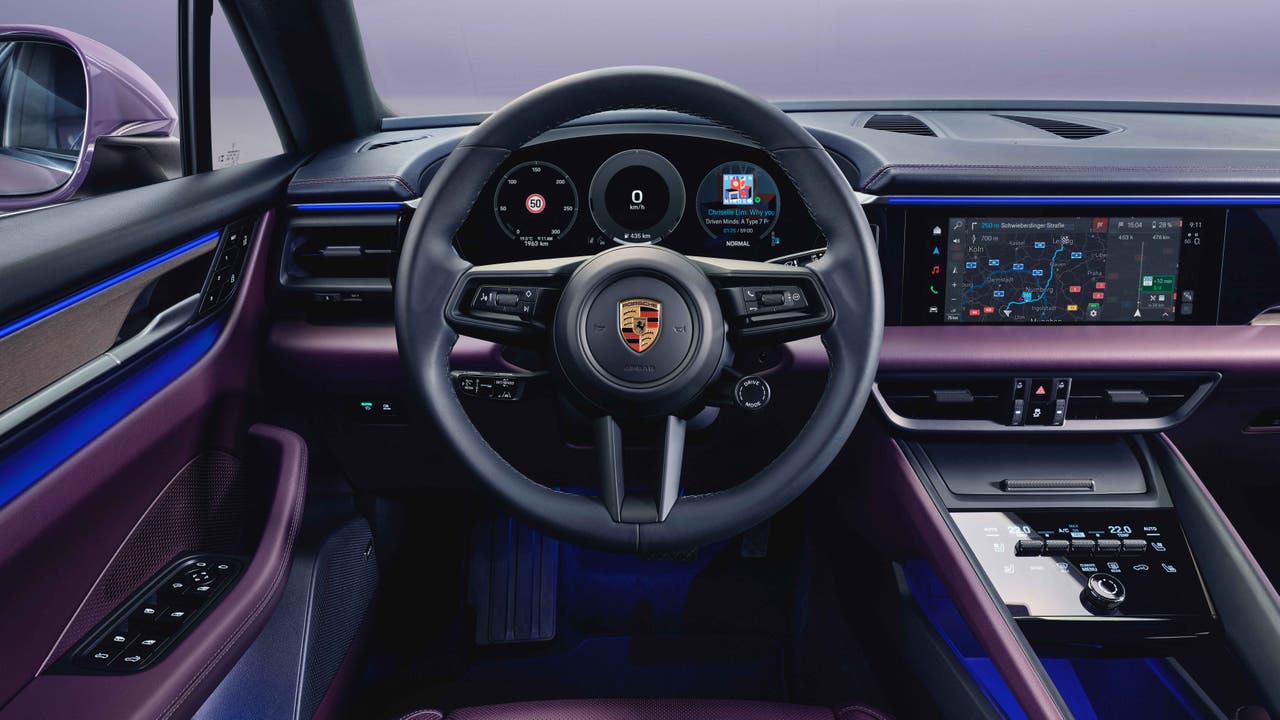 2024 Porsche Macan EV interior