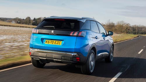 Peugeot 3008 review rear three quarter