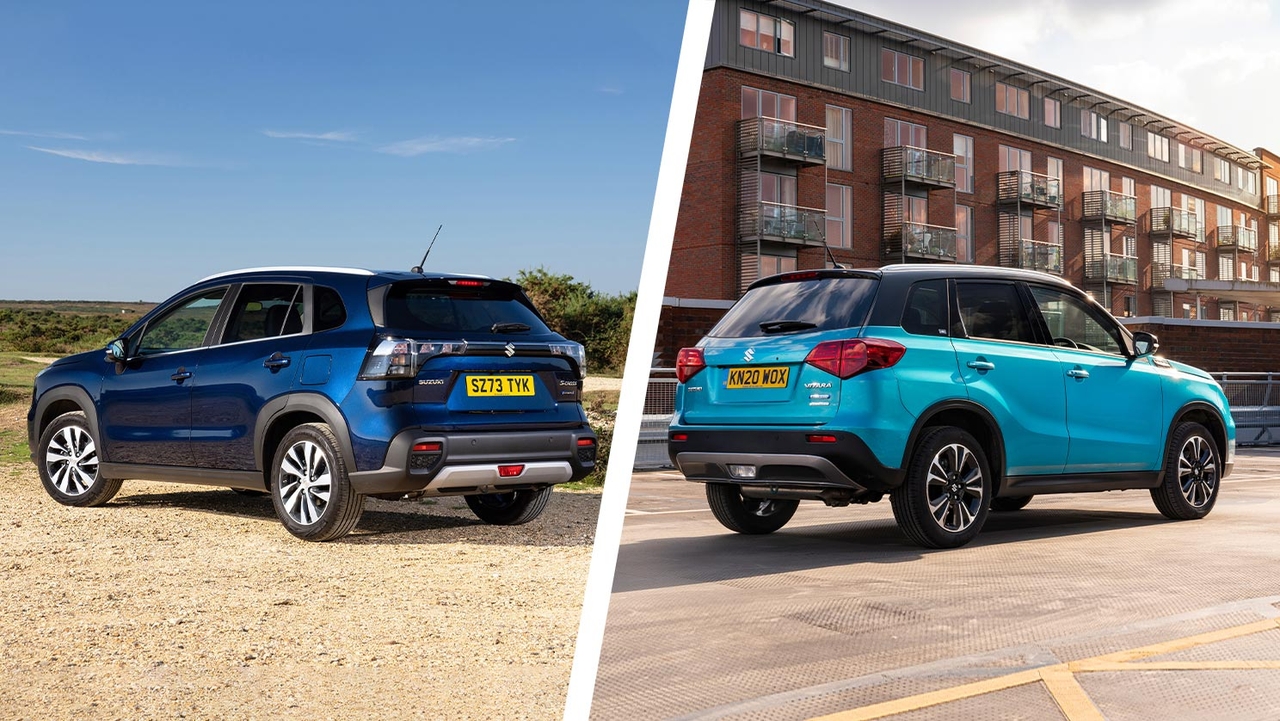 Suzuki S-Cross vs Suzuki Vitara rear three quarter