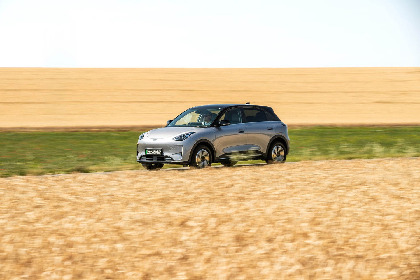 Geely EX2 driving front wide