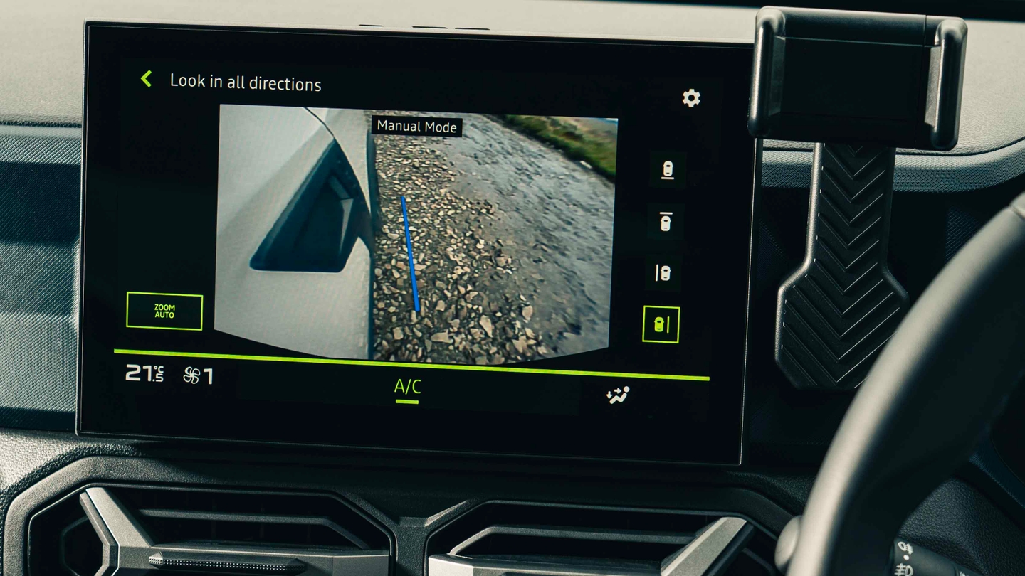 Dacia Duster camera view