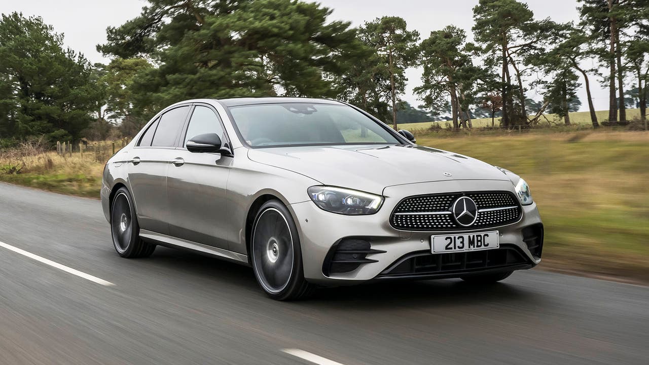 Mercedes E-Class in silver