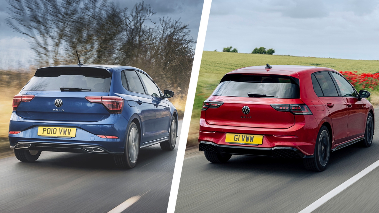 VW Polo vs VW Golf rear