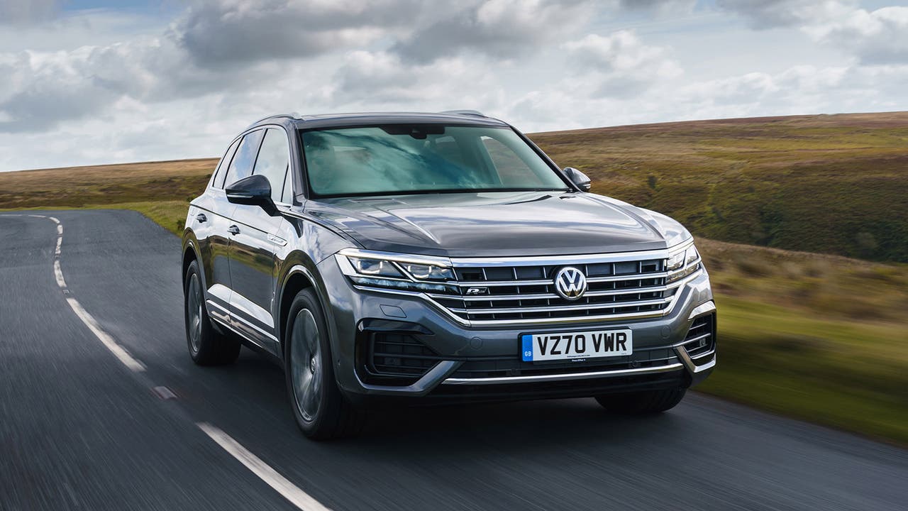 Volkswagen Touareg in grey