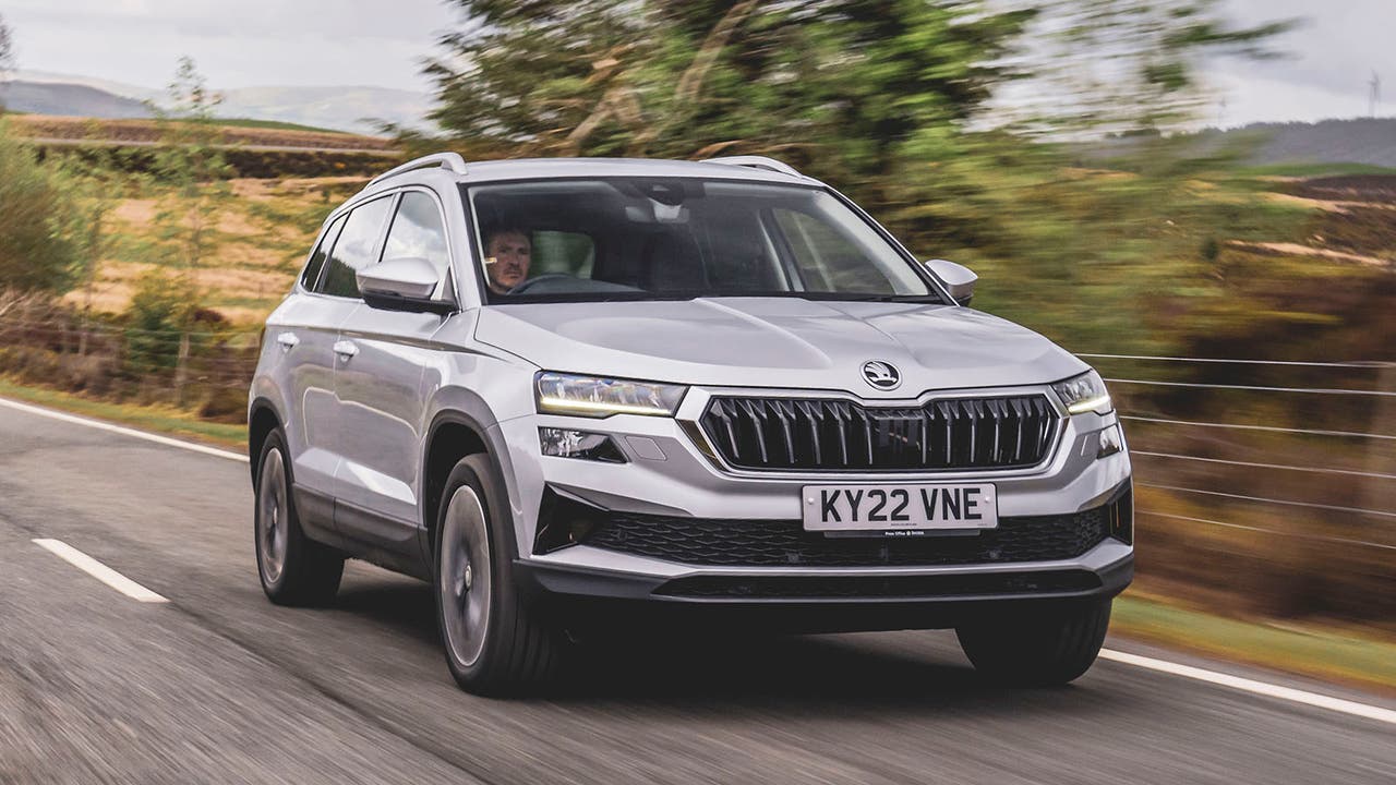 Skoda Karoq in silver