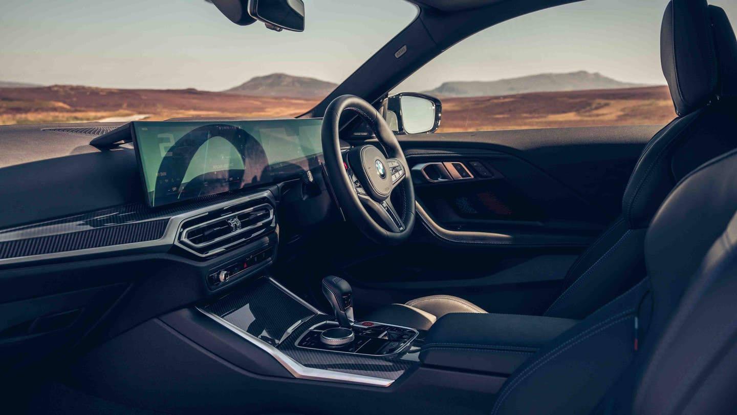 BMW M2 interior wide view