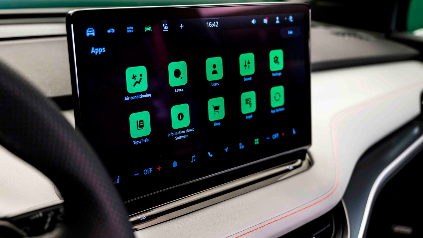 Skoda Elroq touchscreen