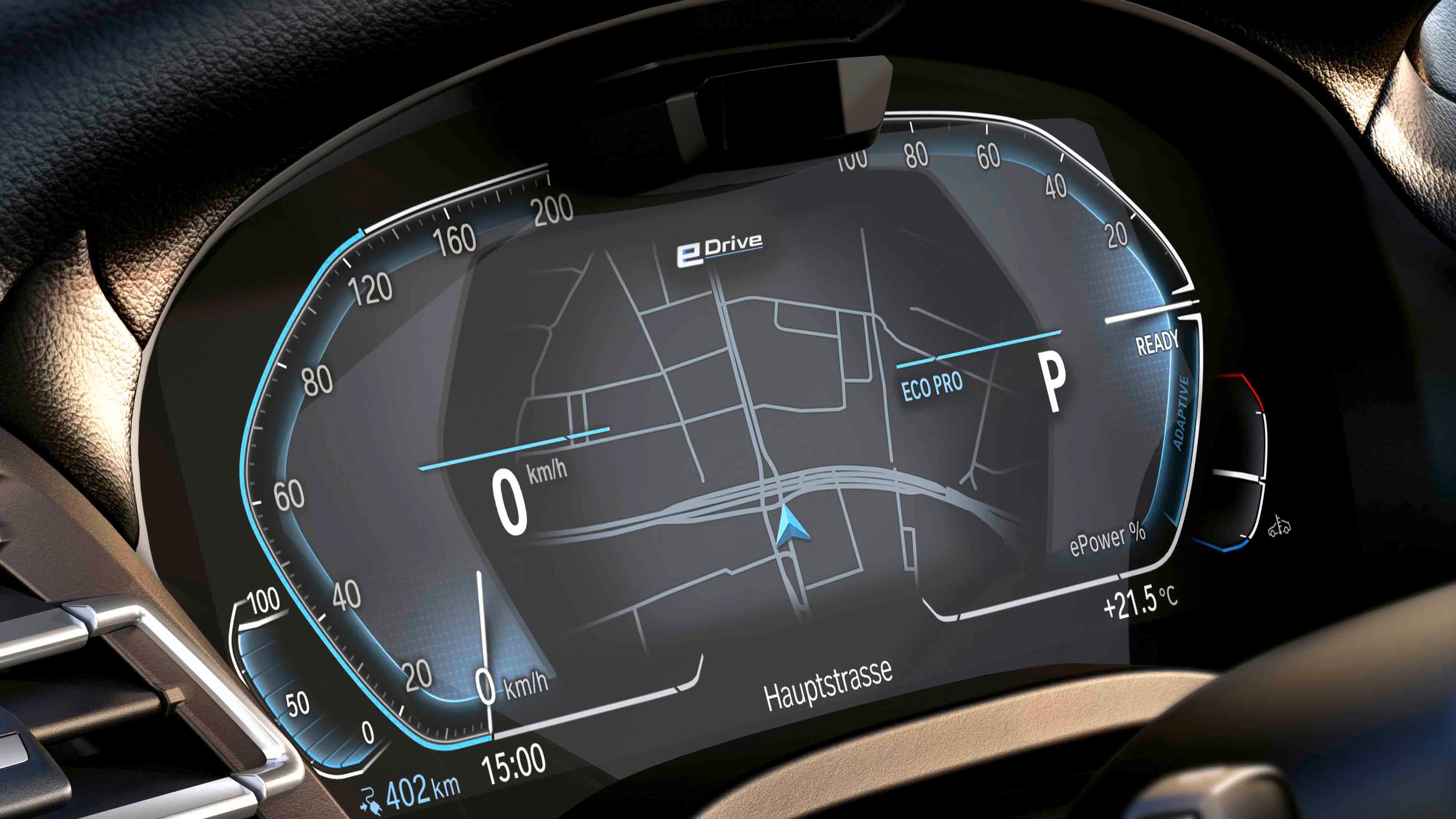 BMW X3 digital dials
