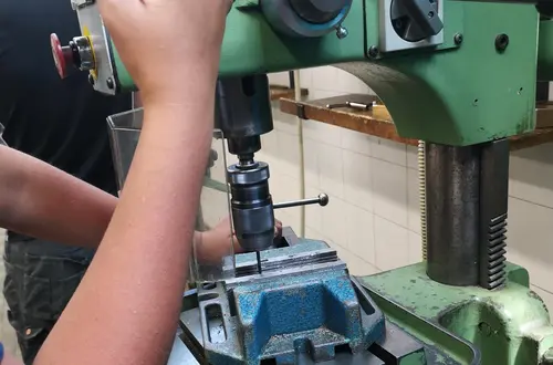 Bohren des Werkstücks Bohren des Werkstücks